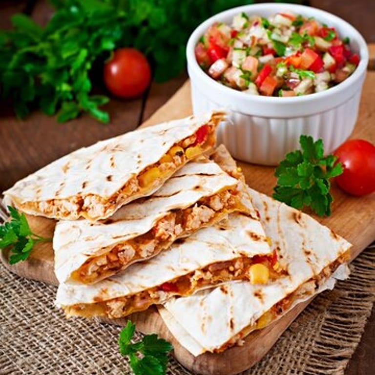 Our Irresistible Chicken Quesadilla